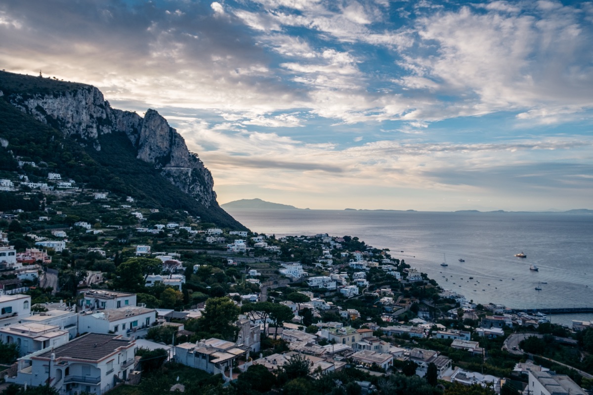 Capri at dusk
